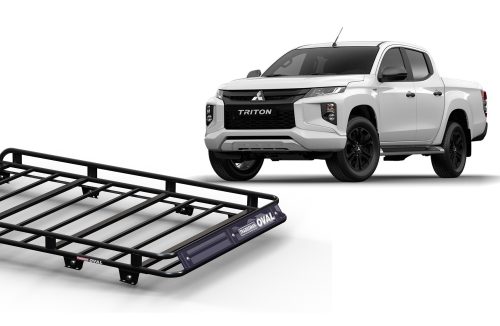 Thumbnail image of Mitsubishi Triton MQ/MR Dual Cab 04/15 - 01/24, Aeroklass canopy roof rack