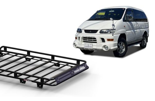 Thumbnail image of Mitsubishi Delica SWB L/Roof (01/94 - 12/07) Oval Steel Platform
