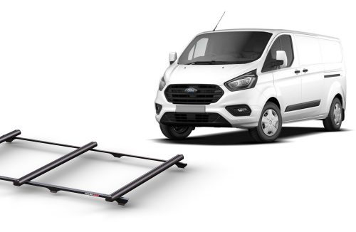 Thumbnail image of Ford Transit Custom SWB L/Roof (02/14 - 01/24) Trademax Crossbars x 3