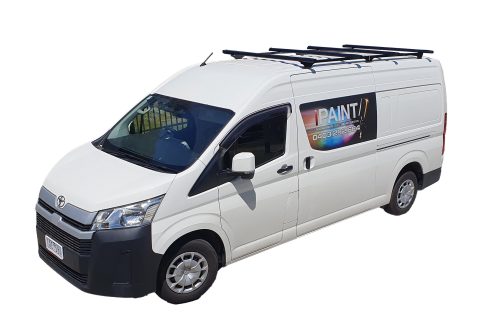 Toyota Hiace SLWB H/Roof (05/19 - Current) Trademax Crossbars x  4
