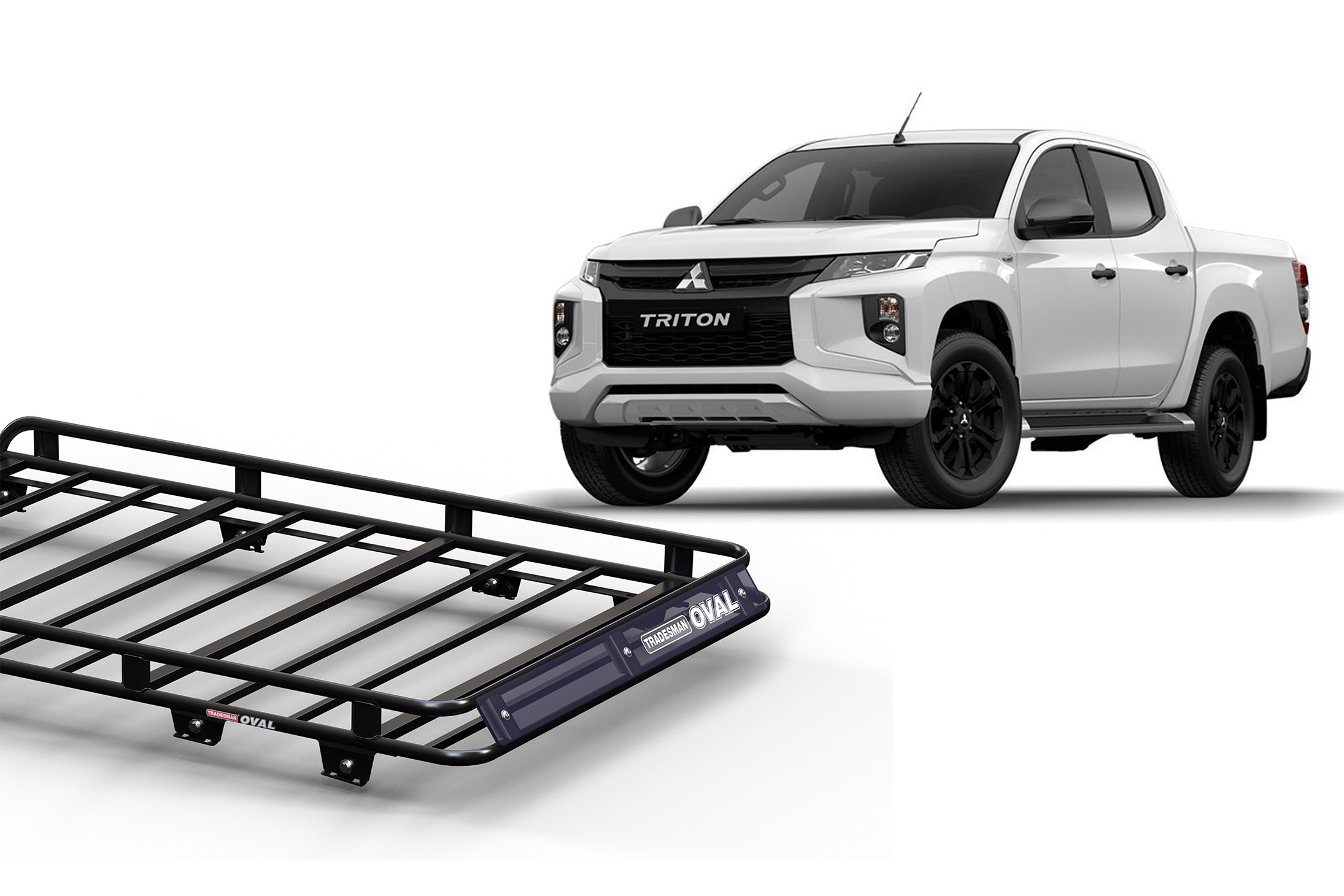 Thumbnail image of Mitsubishi Triton MQ/MR Dual Cab 04/15 - 01/24, ARB Ascent combination rack