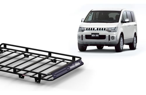 Thumbnail image of Mitsubishi Delica LWB L/Roof (01/94 - 12/07) Oval Steel Platform