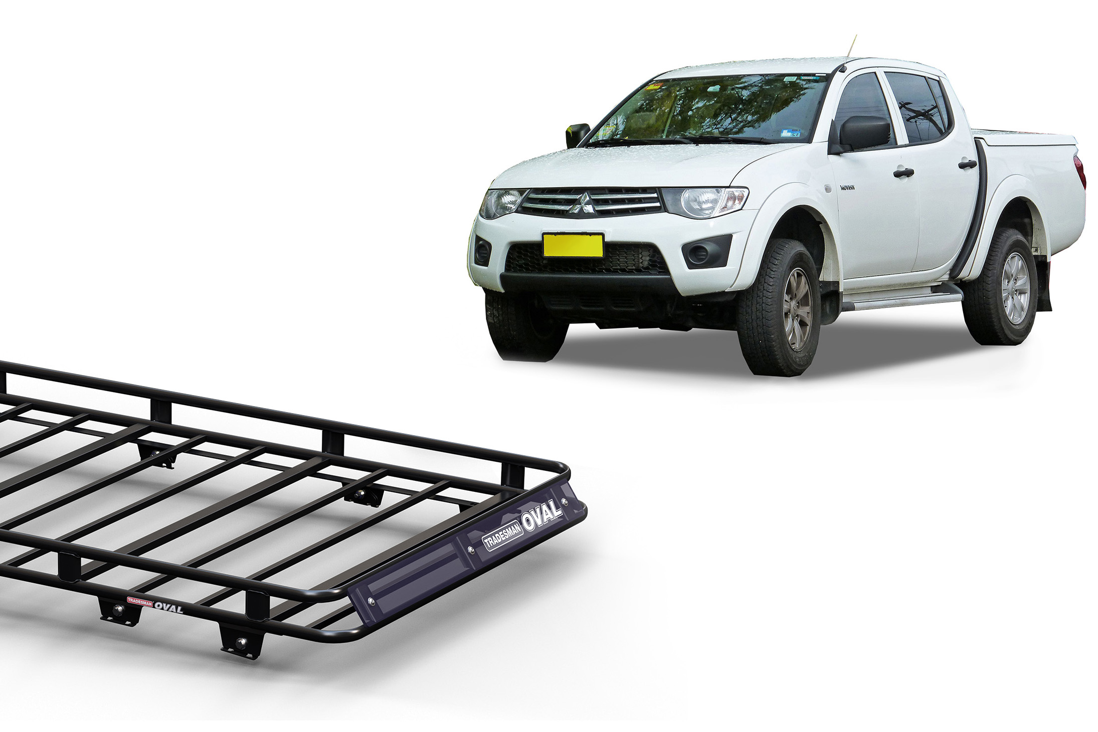 Thumbnail image of Mitsubishi Triton Dual Cab (07/06 - 03/15) Oval Steel Platform