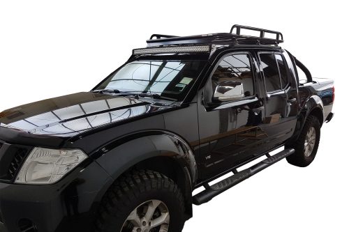 Nissan Navara Dual Cab  (11/05 - 06/15) Oval Steel Platform