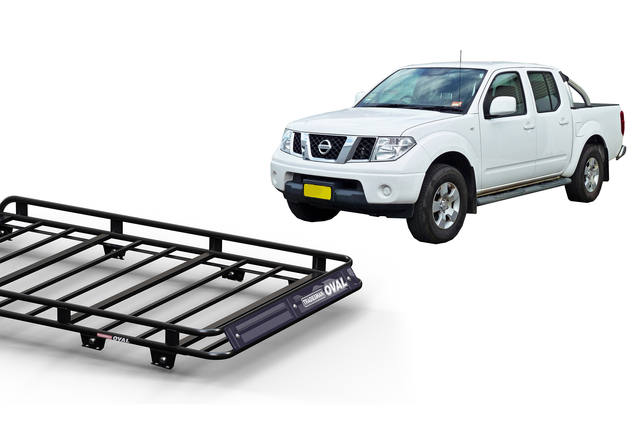 Thumbnail image of Nissan Navara Dual Cab (11/05 - 06/15) Oval Steel Platform