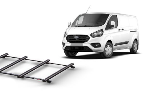 Thumbnail image of Ford Transit Custom SWB L/Roof (02/14 - 01/24) Trademax Crossbars x 4