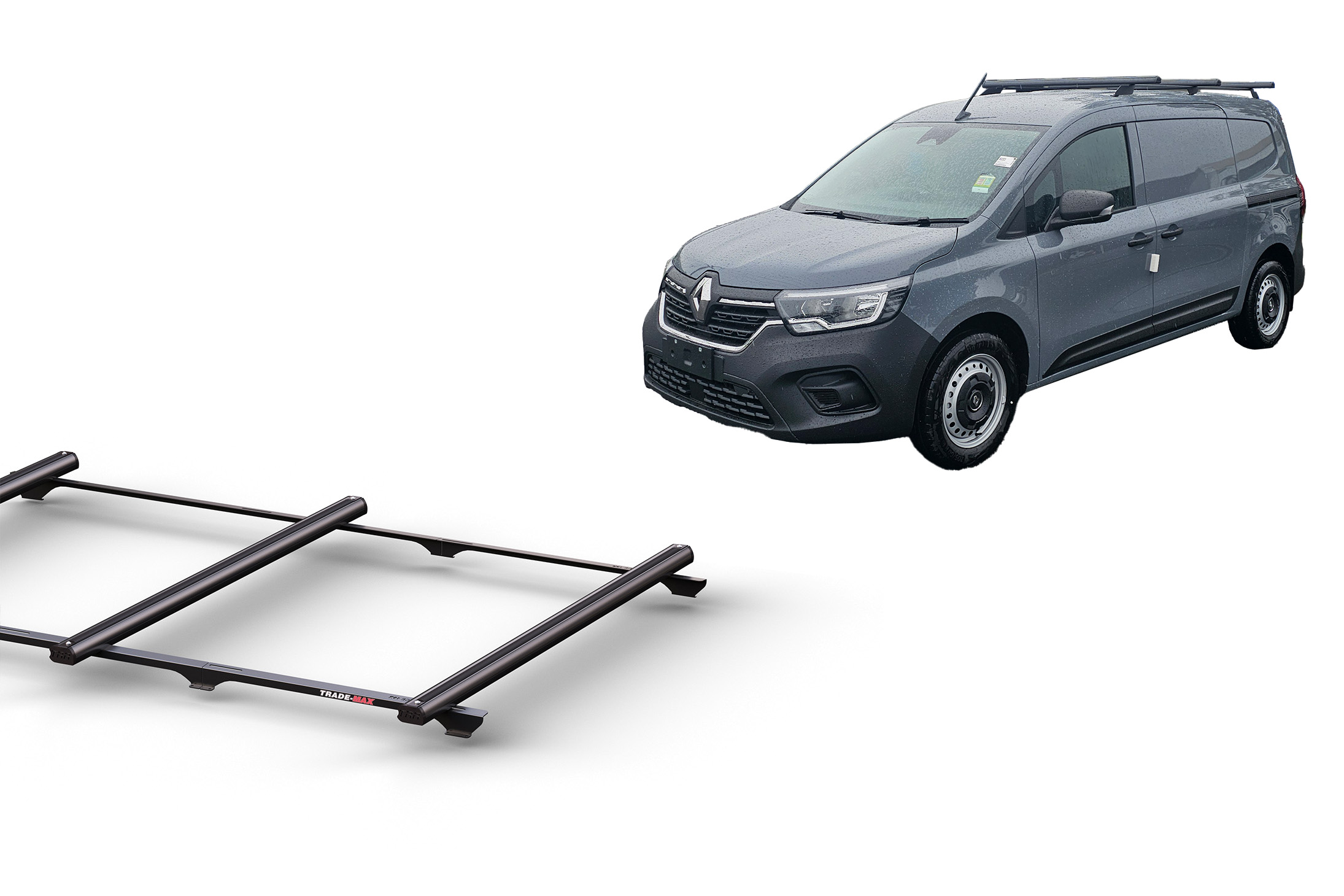 Thumbnail image of Renault Kangoo LWB (2007 - 12/23) Trademax Crossbars x 3