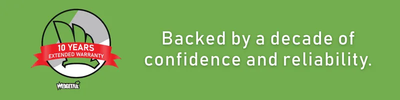 Backed by a decade of confidence and reliability