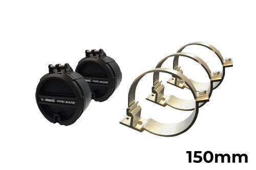 Thumbnail image of Wedgetail Trade Accessory 3 Brackets Two End Caps No Pipe (Side Mount)