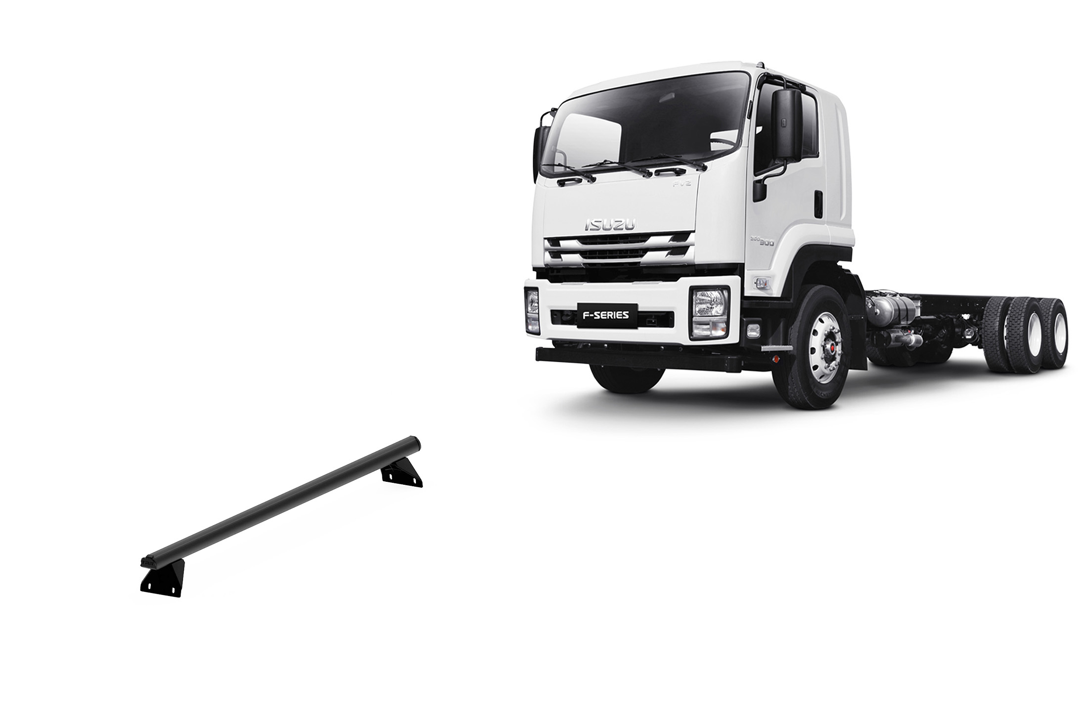 Thumbnail image of Isuzu F Series truck Single Cab Flat Roof (2006 - Current) Trademax Crossbars x 1