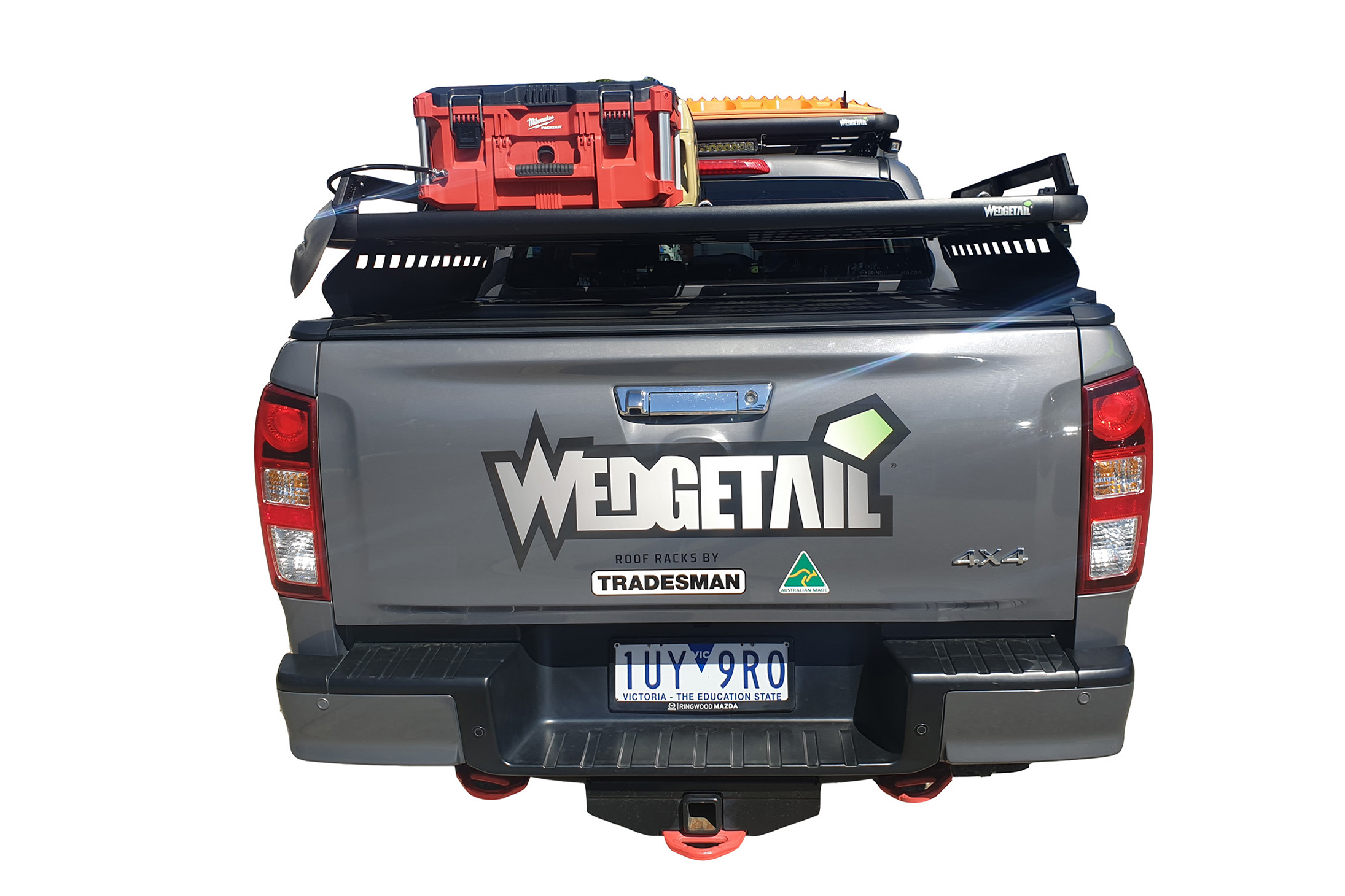 WT-EGRRTR-1415U_Hero.jpg Hero image of Mazda BT-50 Dual Cab (2020 - Current) Wedgetail Adventure Platform to suit EGR roll top roof rack