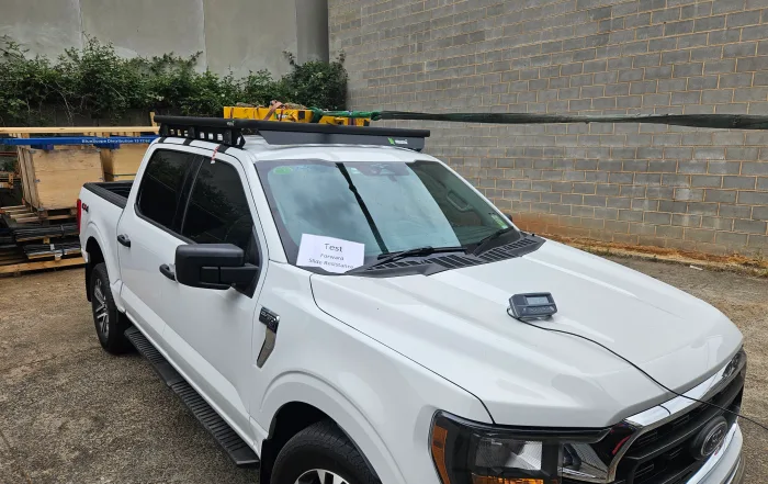 Testing our platform rack for the Ford F150