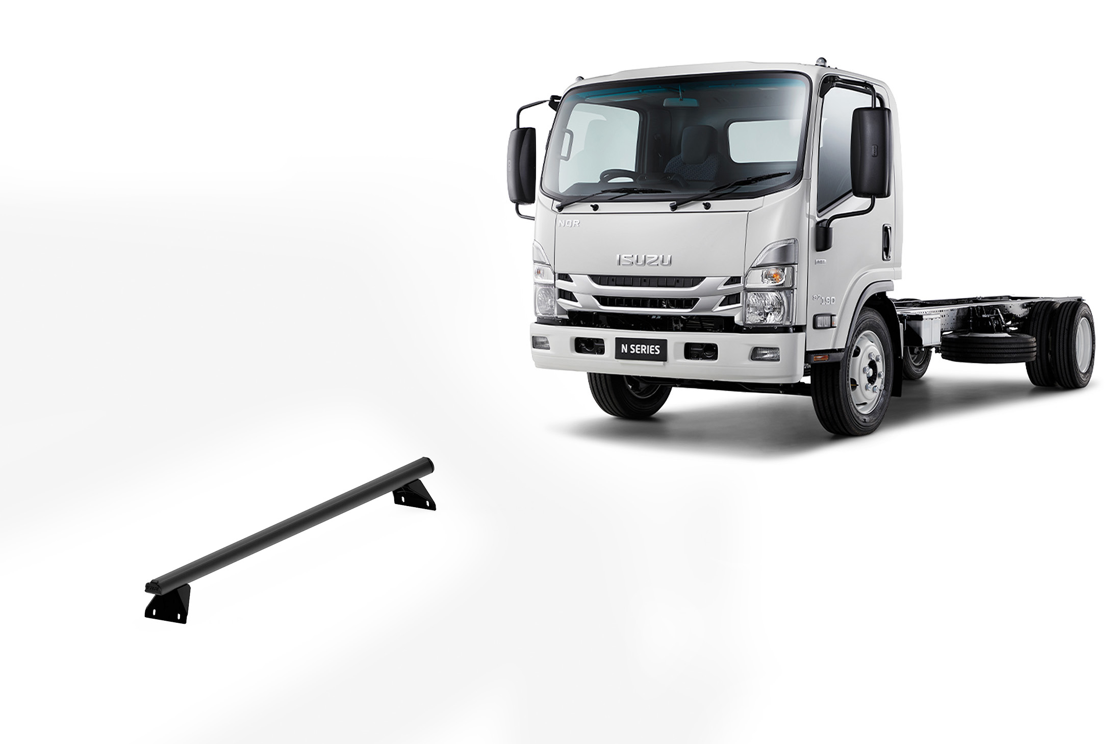 Thumbnail image of Isuzu F Series truck Single Cab Flat Roof (2006 - Current) Trademax Crossbars x 1