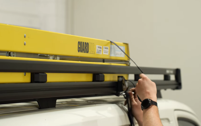 Securing a Ladder with the Wedgetail Technician Adapter