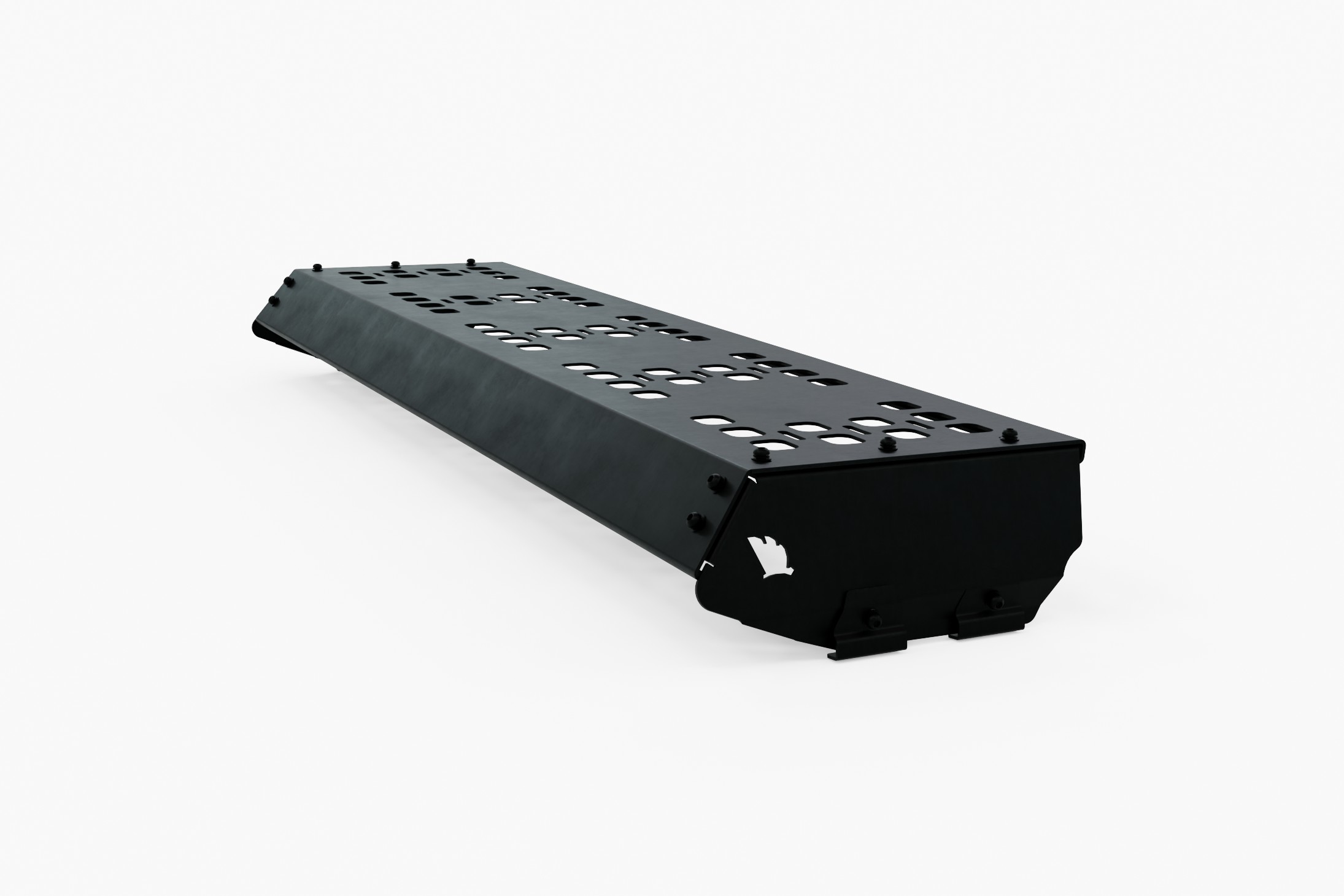 T70V_Hero.jpg Hero image of Gutter Mounted Roof Visor/ Light Mount To 70 Series Landcruisers