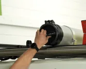 Fitting the Wedgetail Trade Conduit Carrier to a HiAce van