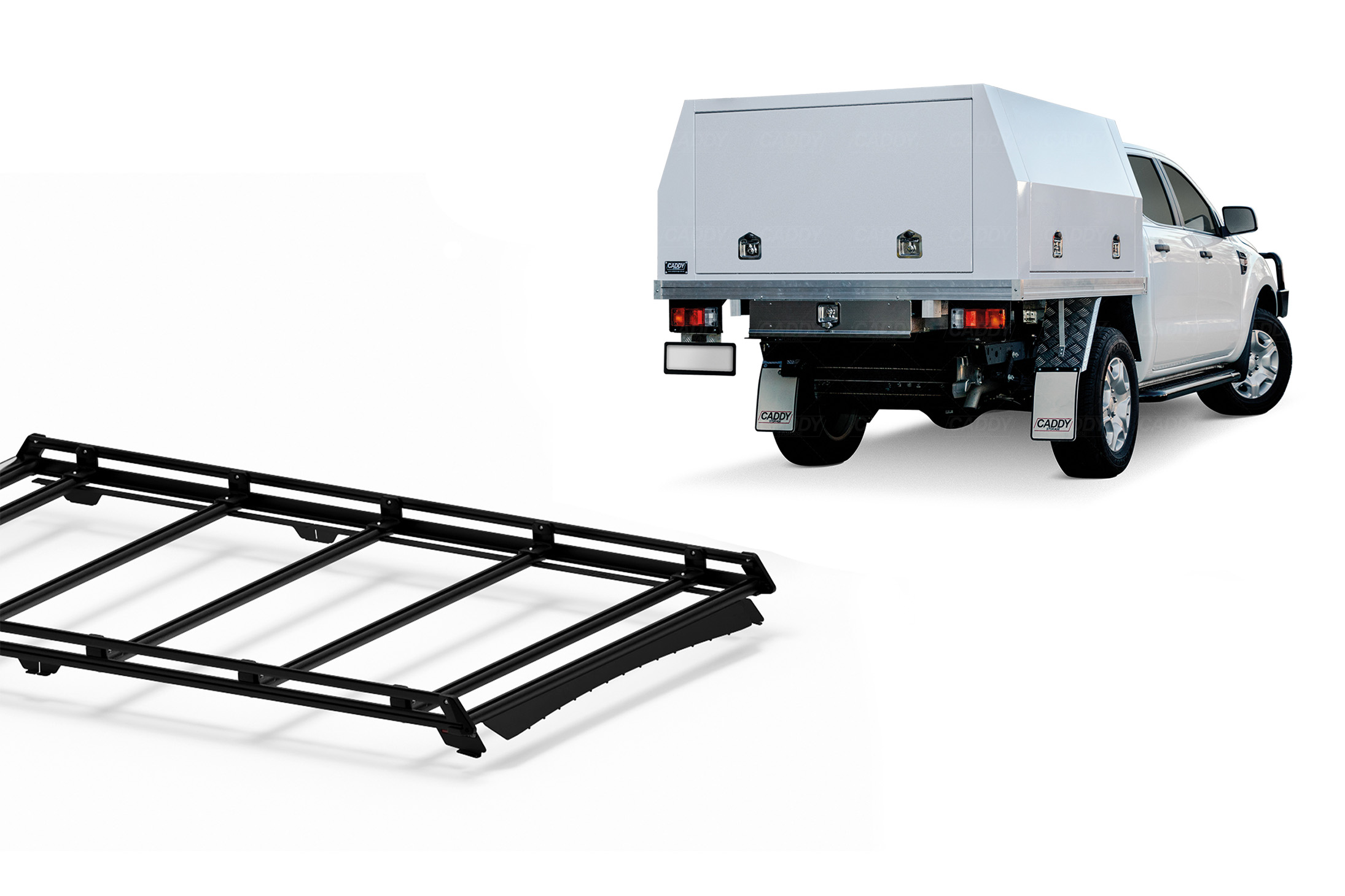Thumbnail image of Wedgetail Trade Service Body Combination Kit To Suit Dual Cab Canopy Roof Rack