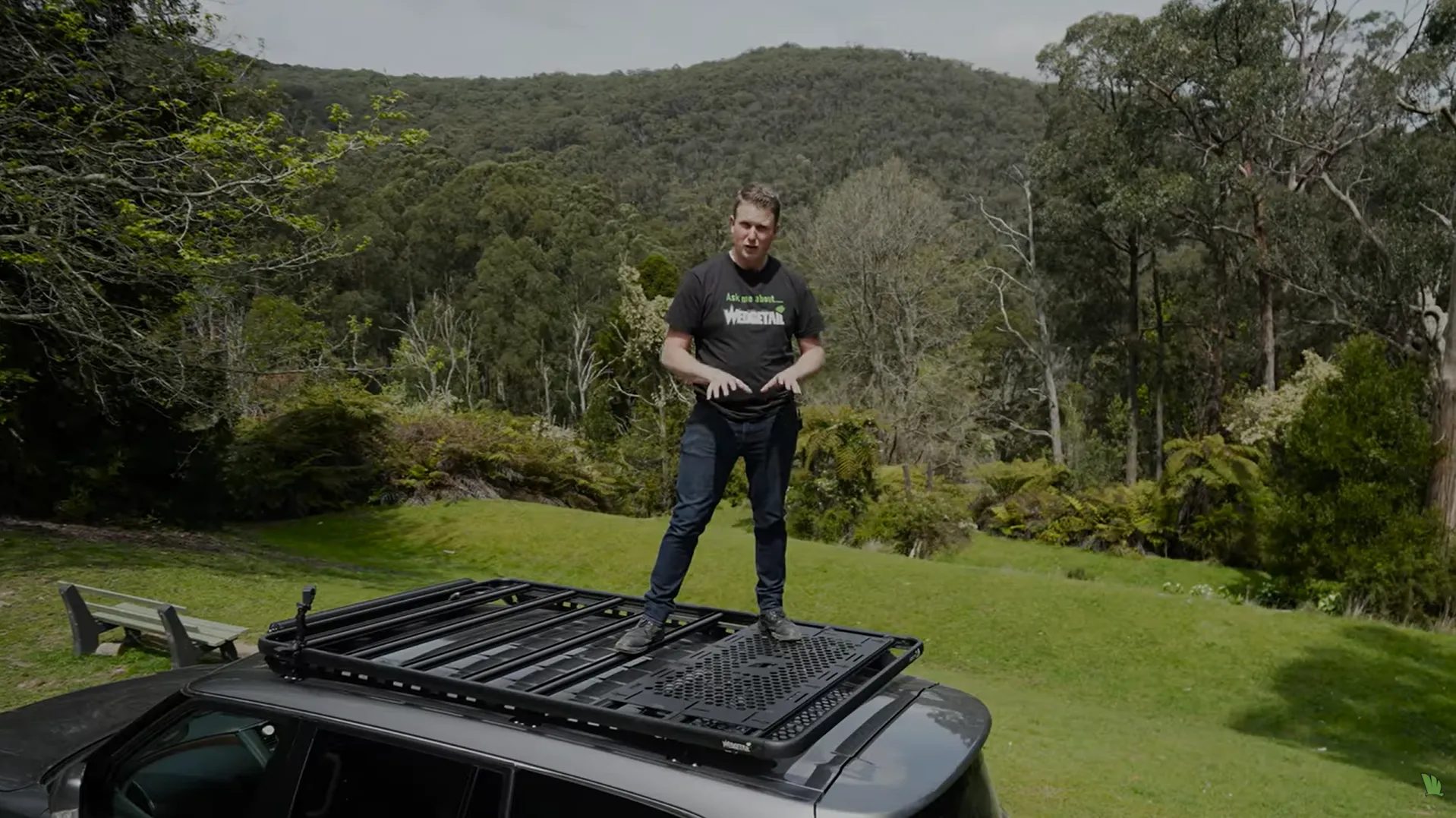 Josh showing how to use the Wedgetail HEX-MESH panels