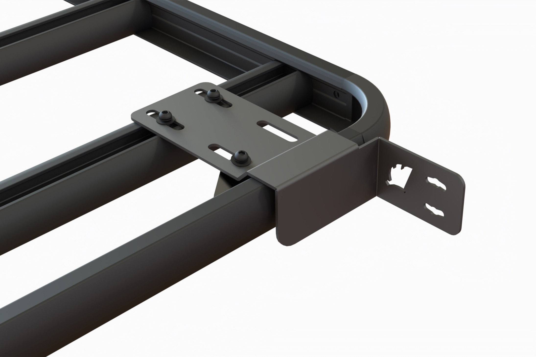 PD-WTA-LBCUV_Front.jpg Front image of Wedgetail Adventure Accessory Wedgetail Ultra Vision Lightbar Bracket
