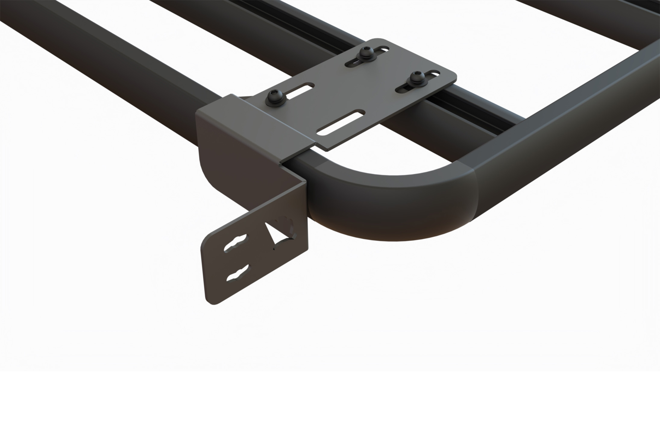 PD-WTA-LBCUV_Side.jpg Side image of Wedgetail Adventure Accessory Wedgetail Ultra Vision Lightbar Bracket