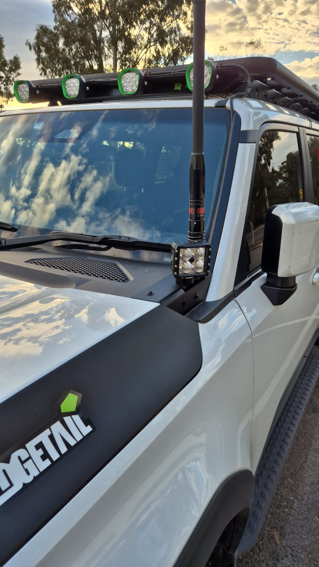 Thumbnail image of Toyota Prado 250 B Bonnet Aerial / Light Mount - Passenger Side