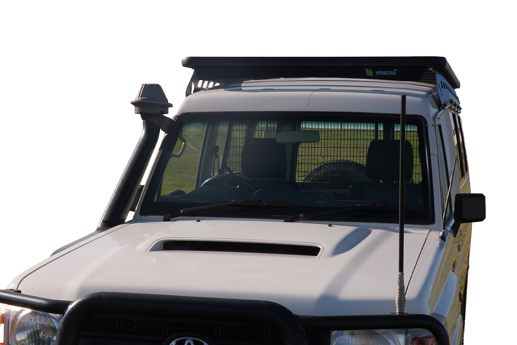 Front image of Toyota Landcruiser 78 Troopcarrier (1985 - Current) Wedgetail Adventure Platform